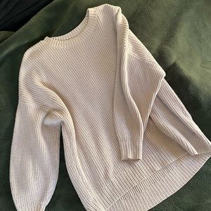 Hollister Cream Sweater